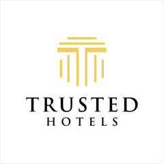 letter T luxury logo inspiration