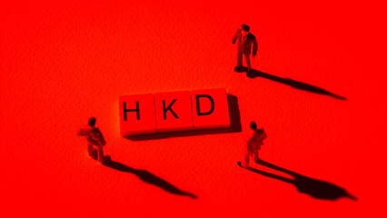 red figures at HKD in critical