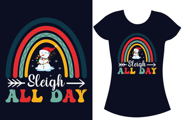 Christmas SVG typography T-shirt design. Christmas gift t-shirt design for the family.