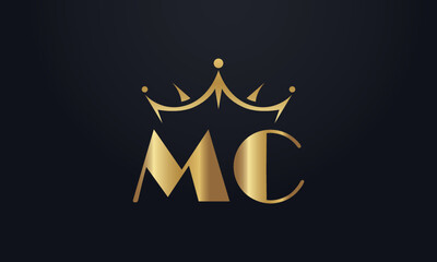 King crown logo design vector and extra bold queen symbol