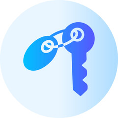 room key gradient icon