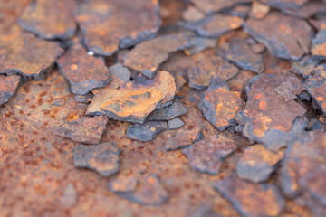 Lots of rust on the floor