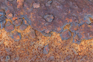 Lots of old rust on the floor.