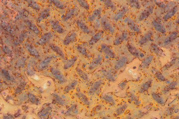 Lots of old rust on the floor.