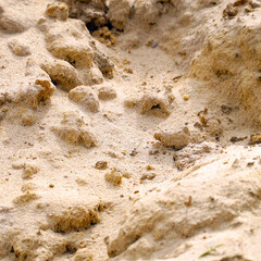 Abstract view of yellow sand