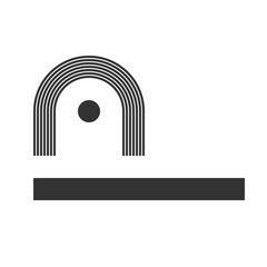 Simple line background. Vector illustration.