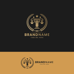 Fototapeta premium Modern Law Logo, LLB Symbol, Advocate Logo, Design, Business,