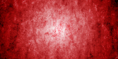 Fototapeta premium Dark Red stone grunge backdrop texture and Old wall texture cement black red background abstract dark color design are light with white gradient background. 