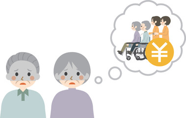 介護についての費用が高いので利用を悩む高齢者