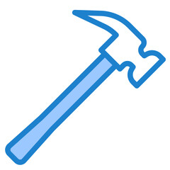 Hammer blue style icon