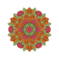 Mandala. Abstract illustration. Ornament for decor, cards etc.
