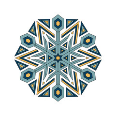 Mandala. Abstract illustration. Ornament for decor, cards etc.