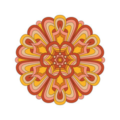 Mandala. Abstract illustration. Ornament for decor, cards etc.