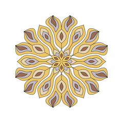 Mandala. Abstract illustration. Ornament for decor, cards etc.