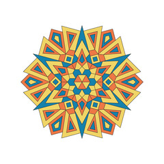 Mandala. Abstract illustration. Ornament for decor, cards etc.