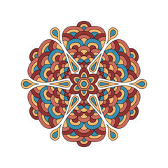 Mandala. Abstract illustration. Ornament for decor, cards etc.