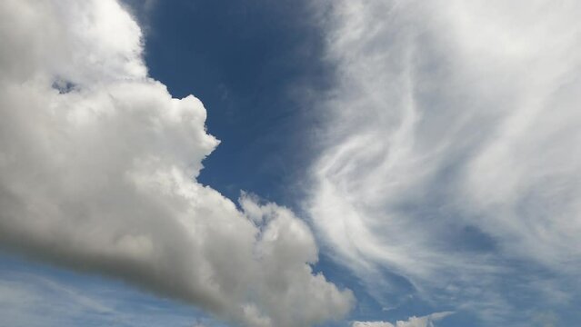 time lapse clouds in the sky