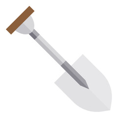 Shovel flat style icon