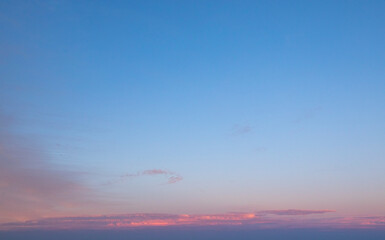 sunset over the sea