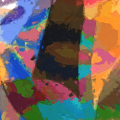 Fototapeta premium abstract colorful geometric texture illustration
