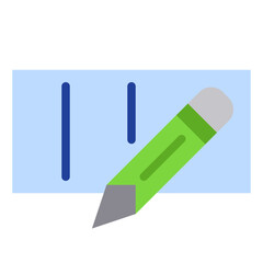 Edit Row flat style icon