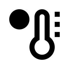 Temperature Flat Vector Icon