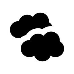 Clouds Flat Vector Icon