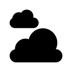Clouds Flat Vector Icon