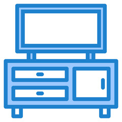 TVbench blue style icon