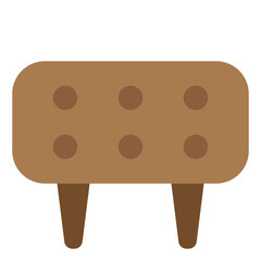 Softchair flat style icon
