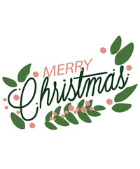 illustration of olive branch , Merry Christmas 