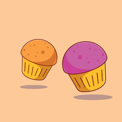 illustration of a cupcake