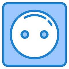 WallSocket blue style icon