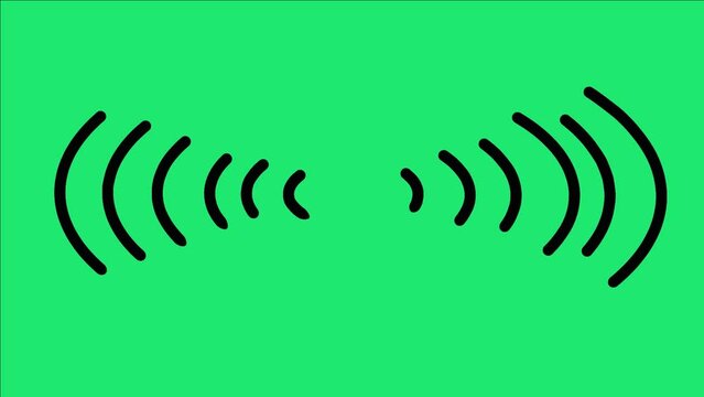 Animated sound or sound vibrations are suitable for presentation animations or other film materials