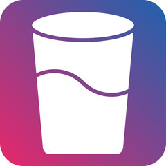 Water Glass Icon Style