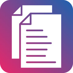 Obraz premium Files Icon Style