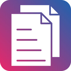 Obraz premium Documents Icon Style