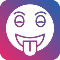 Tongue Out Icon Style