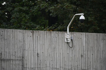 security camera on modern building
