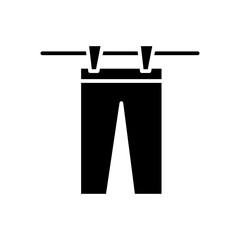 dry cleaning glyph icon