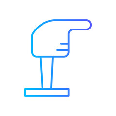 vaccum cleaner gradient icon