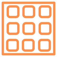 applications interface apps menu grid line icon