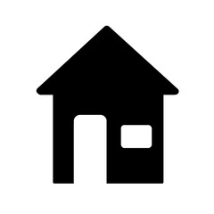 house icon isolated on transparent backgrounds