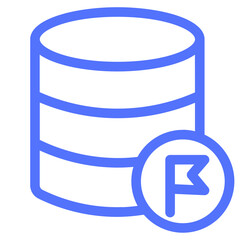 flag flag data flag database line icon