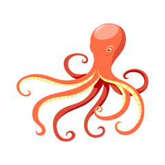 Octopus Isometric Icon