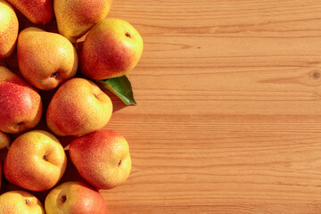 Fresh juicy pears.
