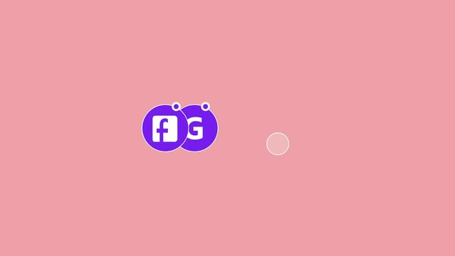 Sharing button, leading to different social media