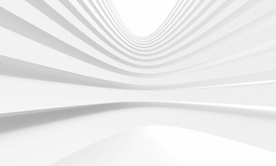 白い空間イメージ3DCGイラスト