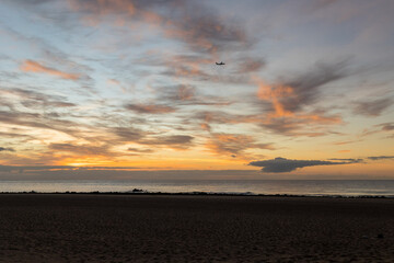 Sonnen Untergang strand