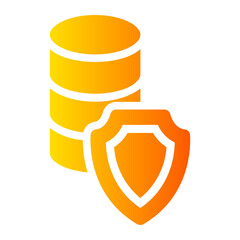 data protection gradient icon